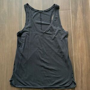 Lululemon Love Black Cotton V Neck Tank